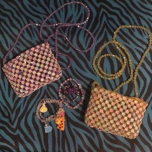 Sling Beads Flower bag